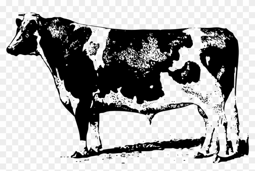 Free Vector Cow Clip Art - Free Cow Clip Art #897258
