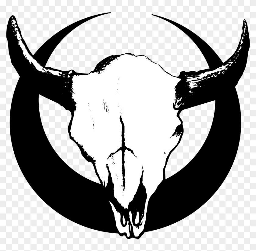 Image Of Cow Skull Clip Art Medium Size - Bull Skull Png #897301