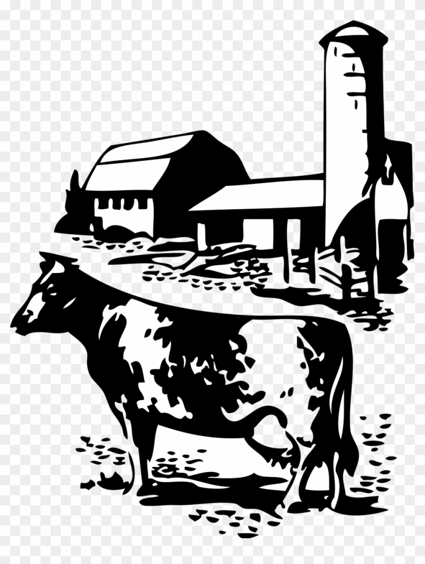 Cow And Farm Clip Art #897328