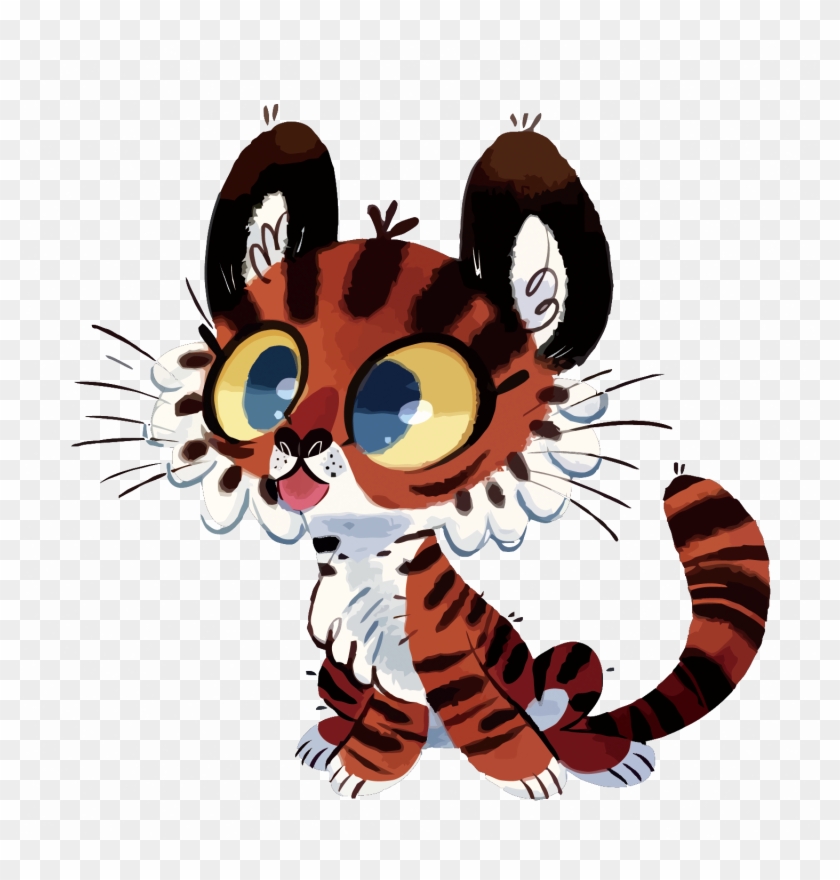 Tiger Cartoon Illustration - Tiger #897403