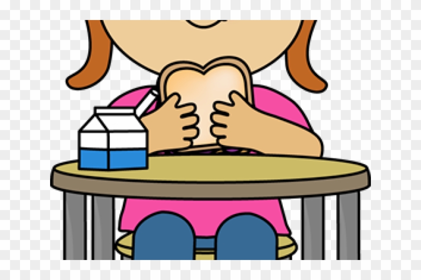 Eating Clipart Girl - Clip Art #897421