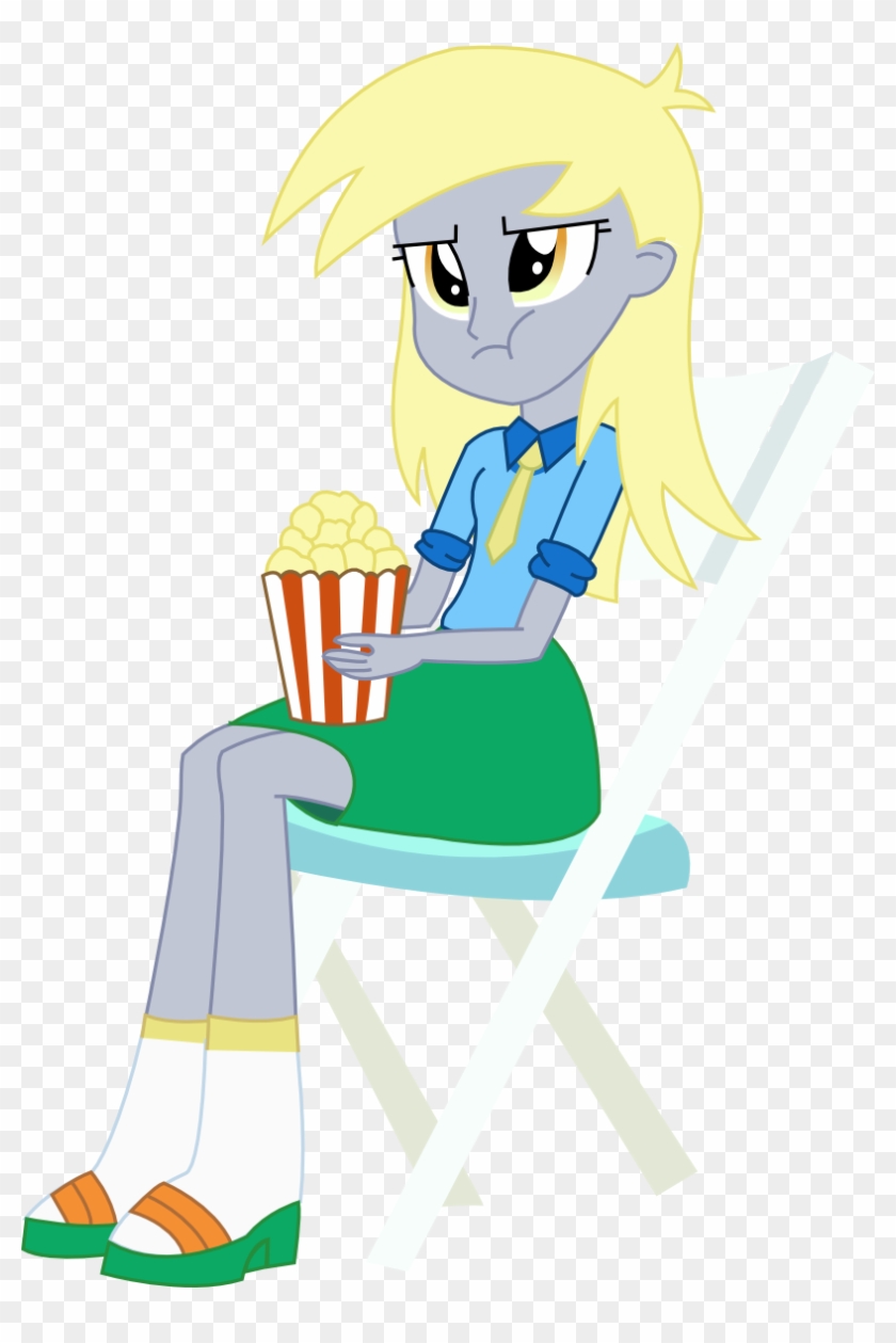 Sketchmcreations, Chair, Clothes, Derpy Hooves, Eating, - Cartoon #897449