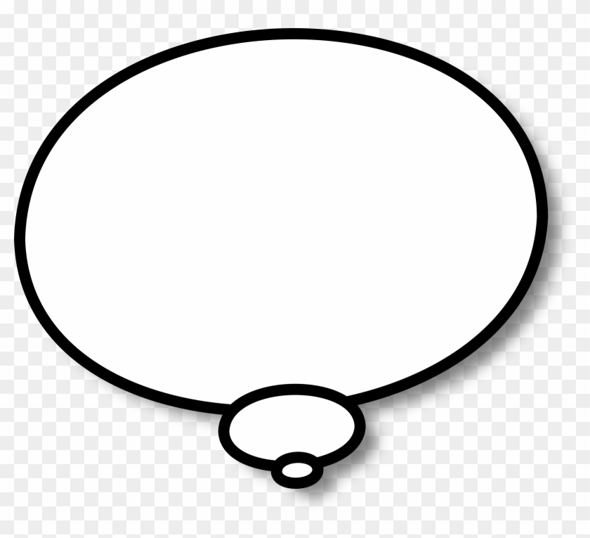 Big Image - Speech Bubble Black Background #897485