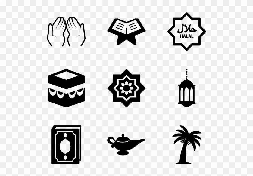Islam Png Clipart - Islamic Icons And Symbols #897579