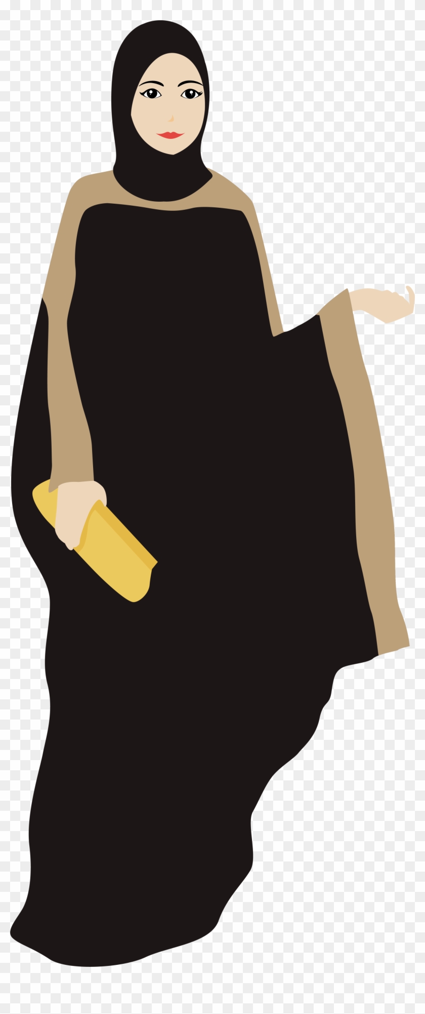 Woman Muslim Clip Art - Muslim Woman Png #897607