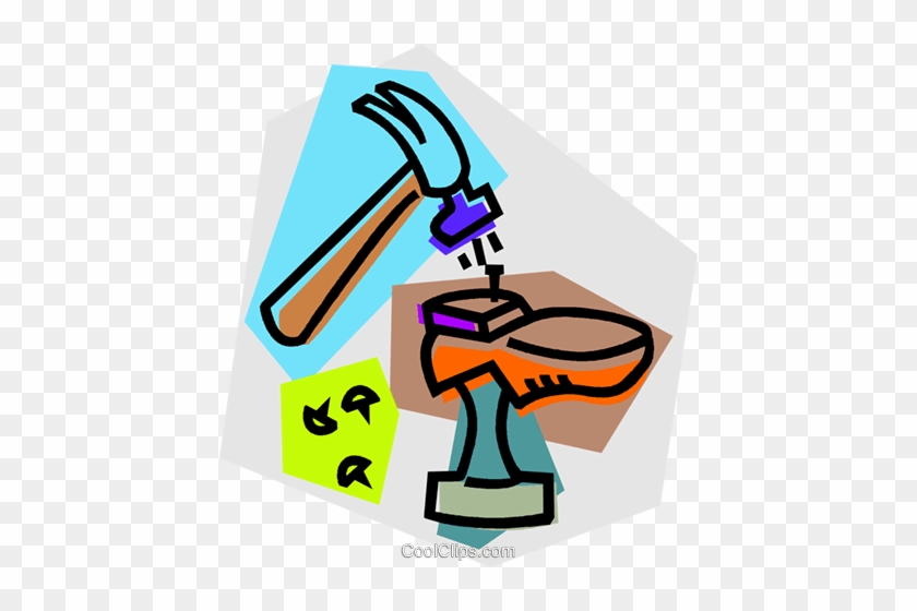 Shoe Repair Royalty Free Vector Clip Art Illustration Shoe Repair