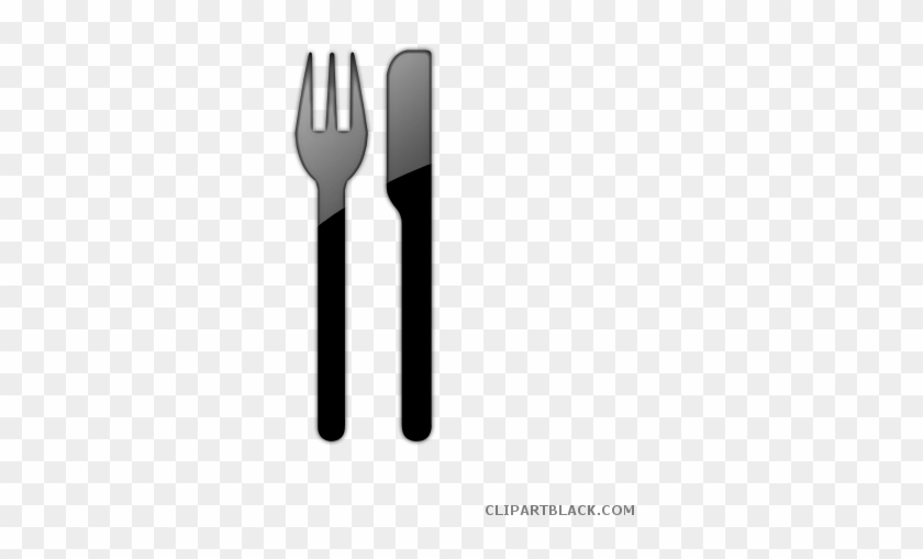 Fork And Knife Tools Free Black White Clipart Images - Knife #897799