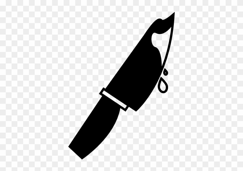 Knife Clipart Horror - Knife Blood Icon Png #897872