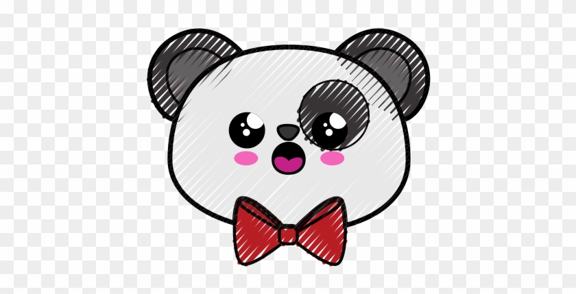 Panda Kawaii Cartoon - Surprised Panda Cartoon #897878