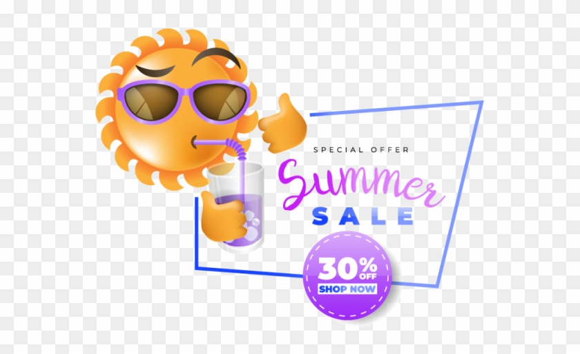 Summer Sale Label Promotional Advertising, Summer, - Advertising #897890