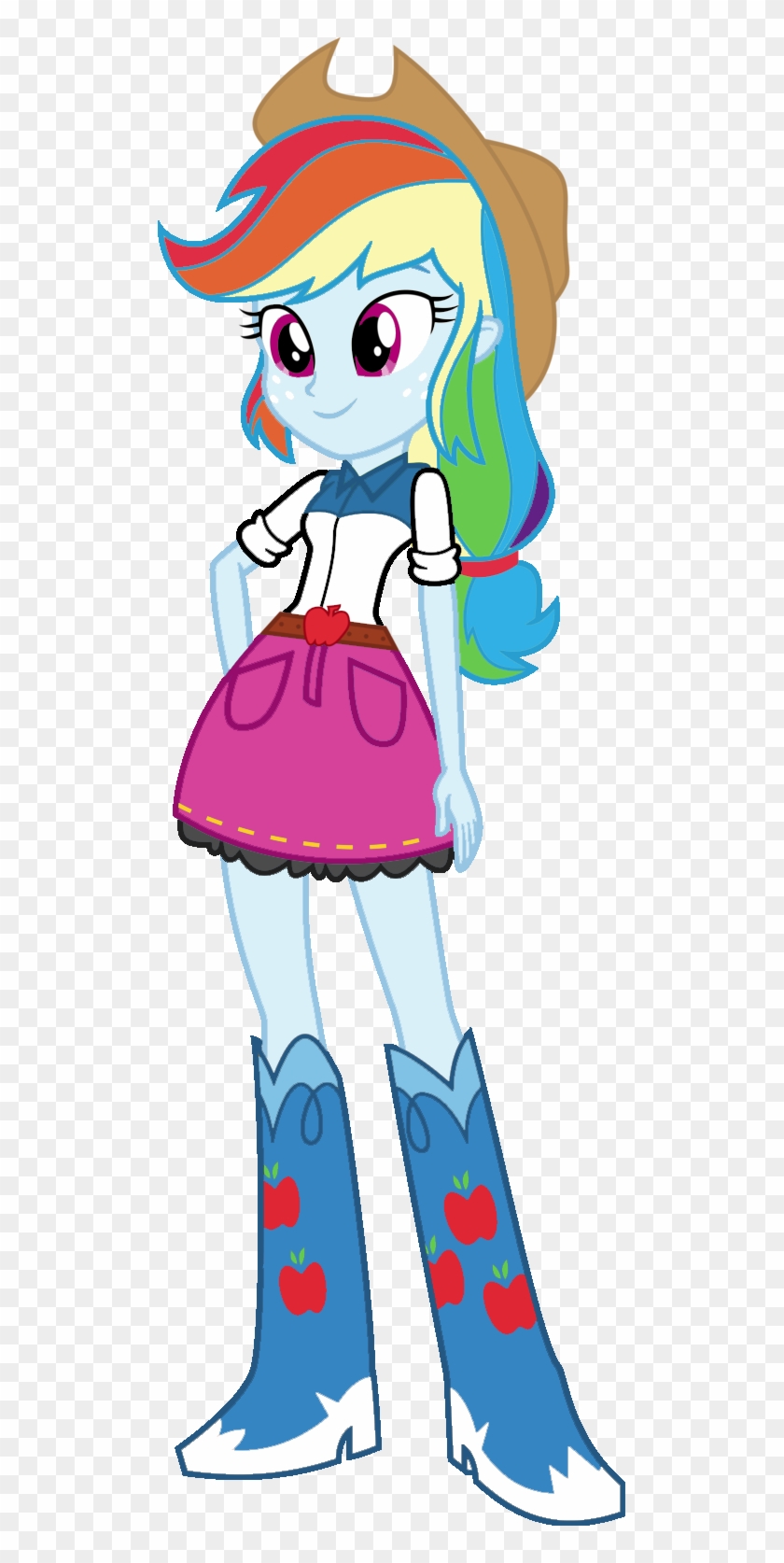 Rainbow Dash Applejack - Rainbow Dash Equestria Girls Color Swap #897931