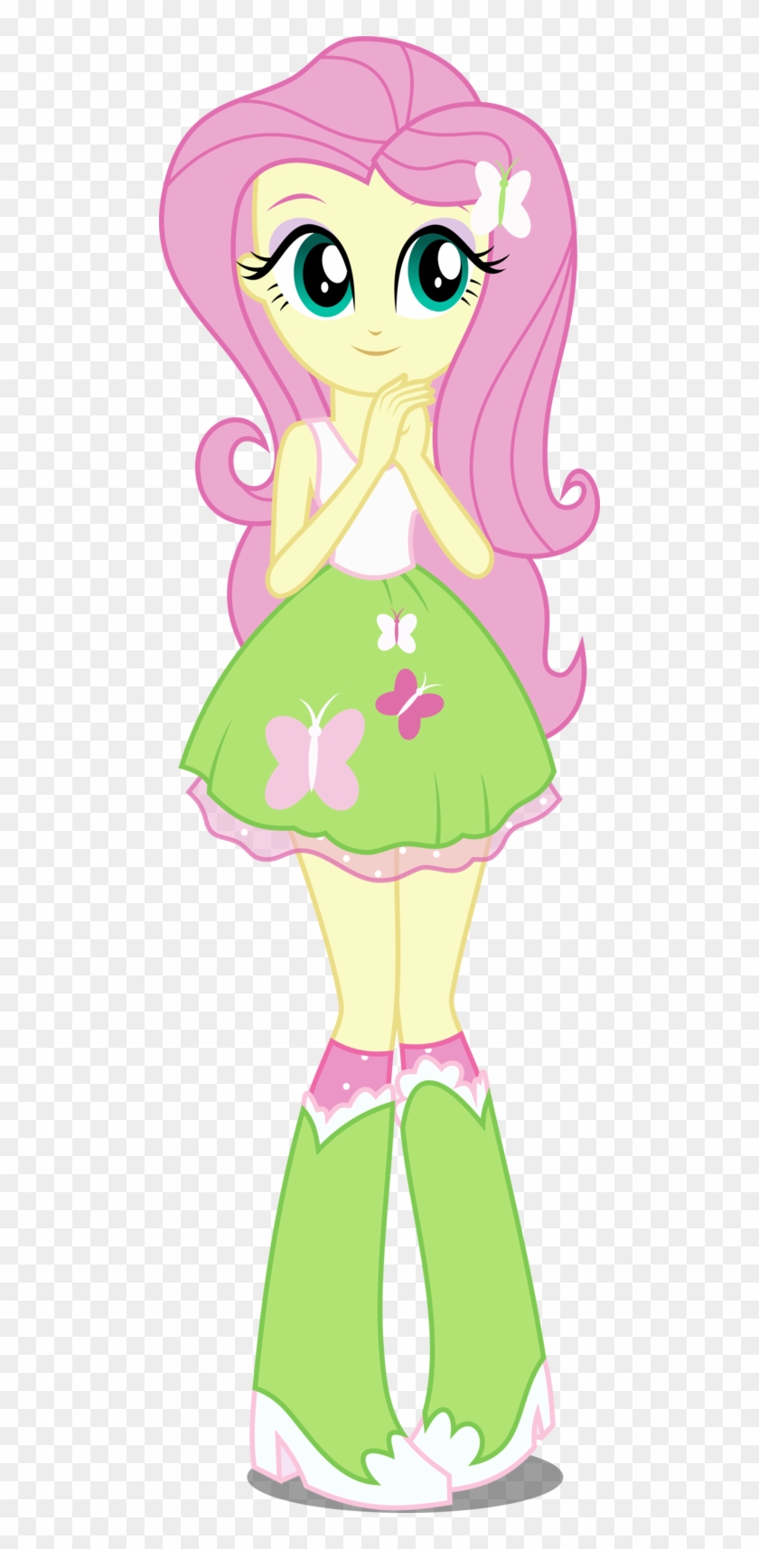 Fluttershy Pinkie Pie Rainbow Dash Applejack Rarity - My Little Pony Equestria Girls Fluttershy #897942