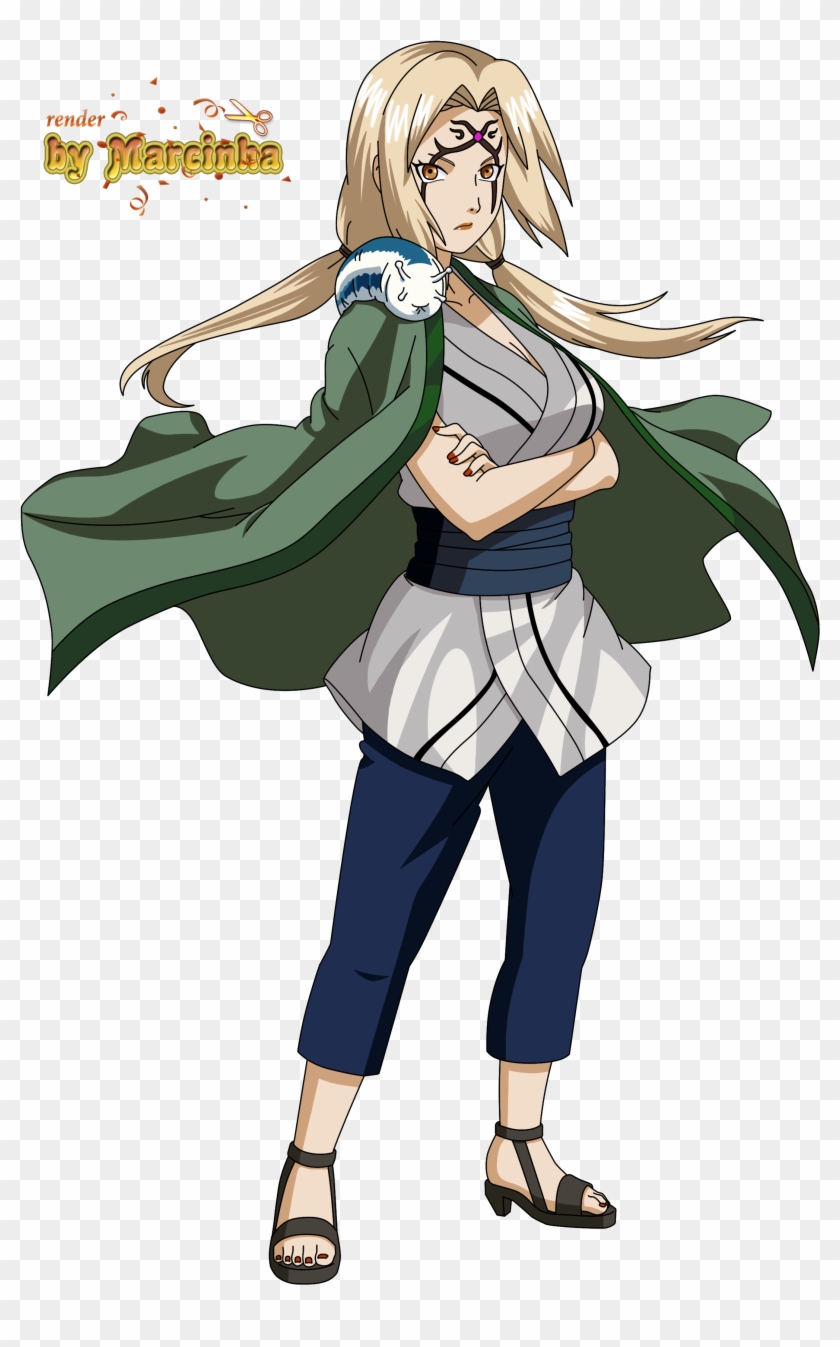 Character Drawing, Character Illustration - Naruto Shippuden Tsunade Render #897974