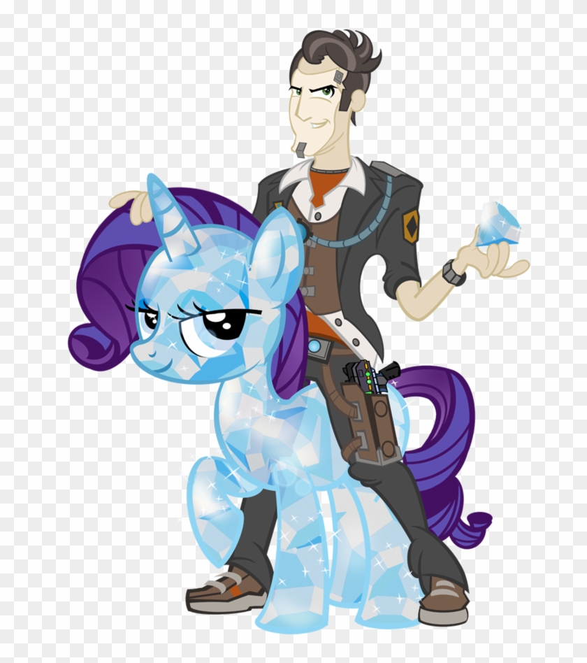 Handsome Jack S Diamond Pony By Pixelki - My Little Pony: Friendship Is Magic #897975