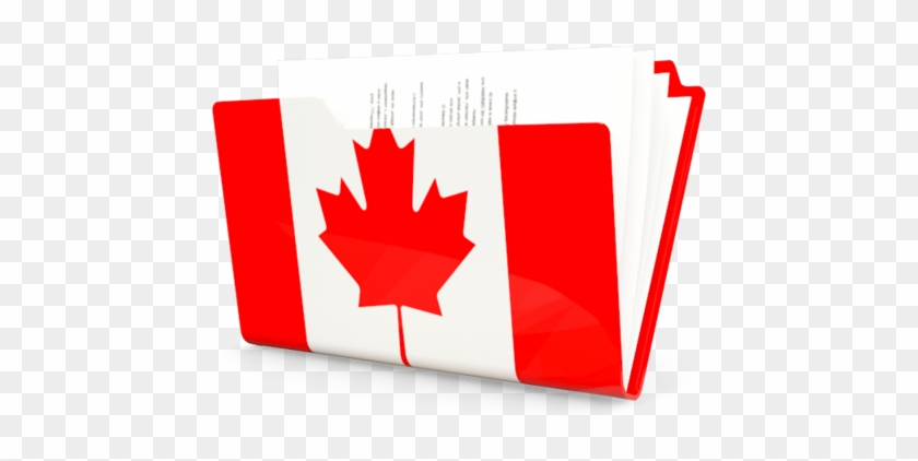 Illustration Of Flag Of Canada - Canada Flag Folder Icon #898038
