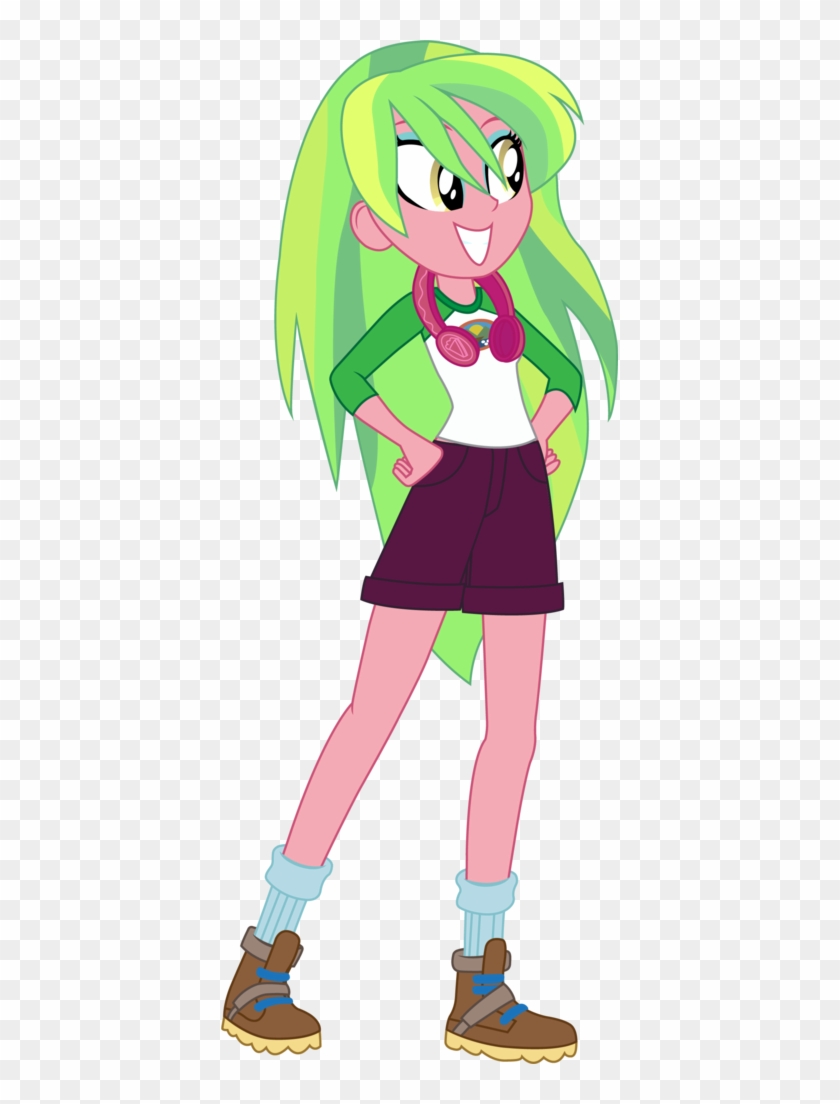 Davidsfire, Boots, Clothes, Equestria Girls, Headphones, - Equestria Girls Lemon Zest #898118