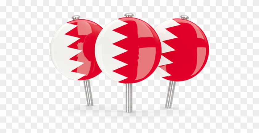 Illustration Of Flag Of Bahrain - Earrings #898219