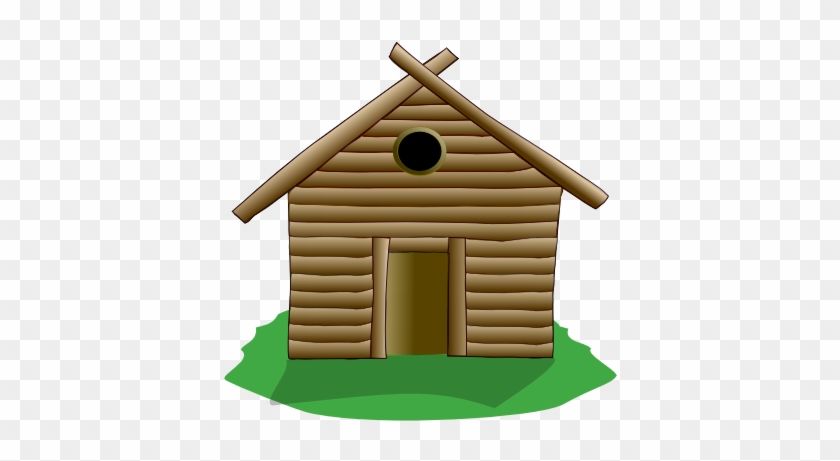 Wooden Cottage - - Log Cabin Shower Curtain #898444