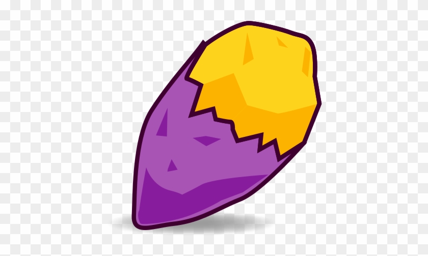 Roasted Sweet Potato Emoji - Sweet Potato Cartoon Png #898634