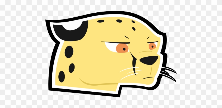 Grumpy Cheetah Sticker By Mattyhex - Grumpy Cheetah Sticker By Mattyhex #898636
