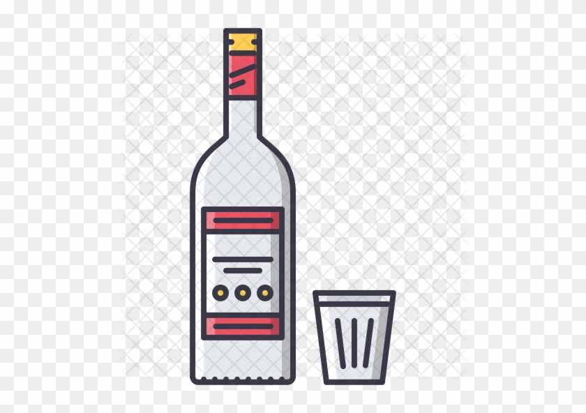 Vodka Clipart Svg - Vodka Icon #898692