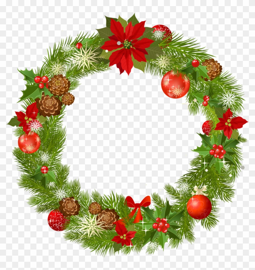 Фото, Автор Missis - Christmas Wreath Clipart Png #898700