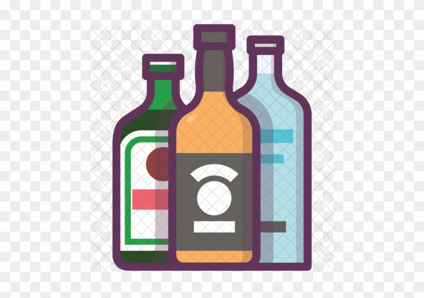 Bottle, Drink, Alcohol, Summer, Beer, Kingfisher Icon - Alcohol Icon Png #898715