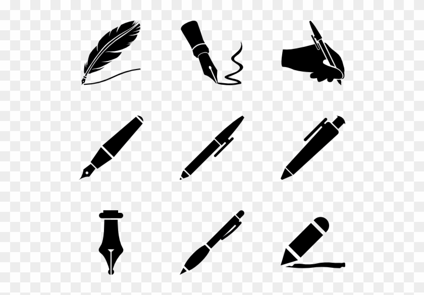 School Pen - Writers Icons #898867