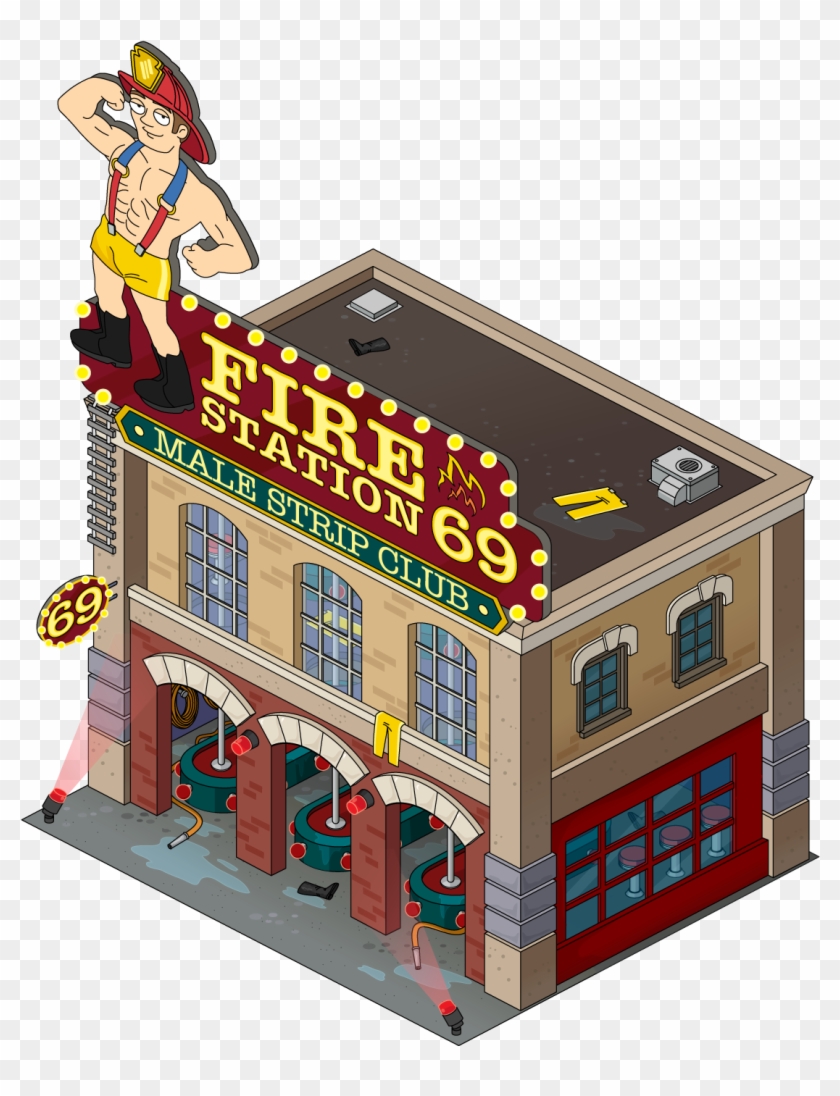 Fire Station 69 Male Strip Club - Lego Family Guy House #898919