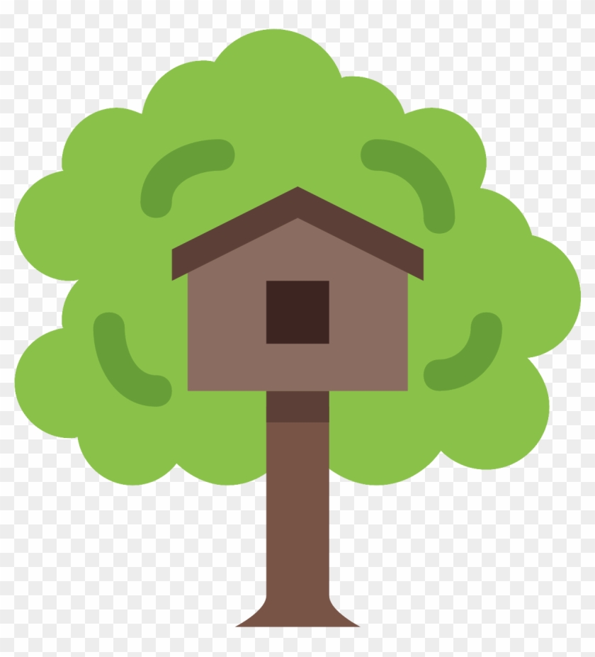 Casa Na Árvore Icon - Tree House Icon #898977