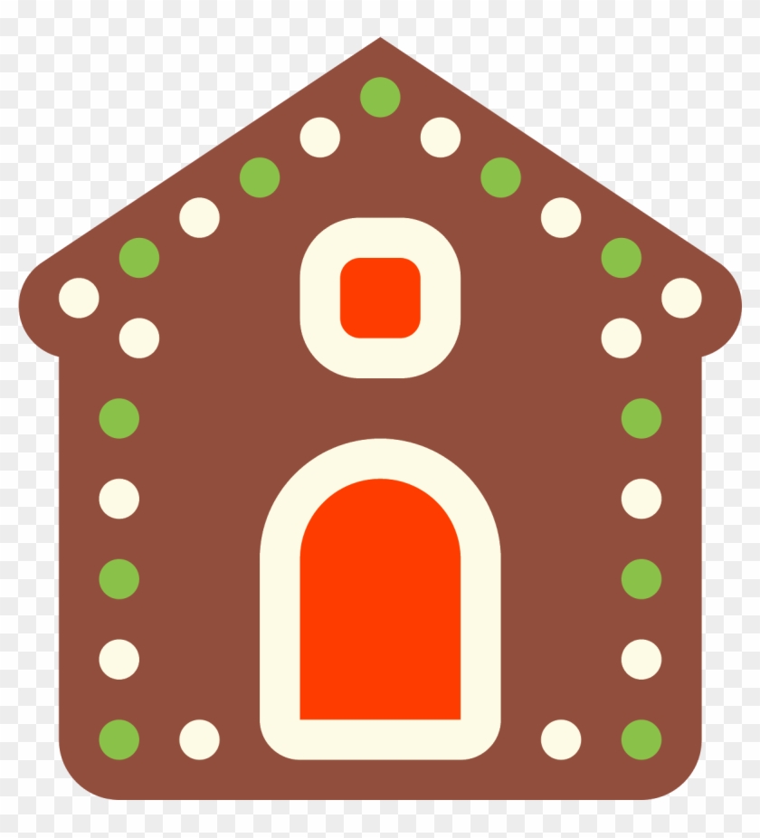 Casa De Jengibre Icon - Gingerbread House Icon #898990
