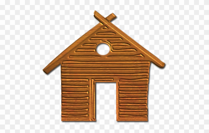 Home Icons Wood - Button Home Wood Png #898993