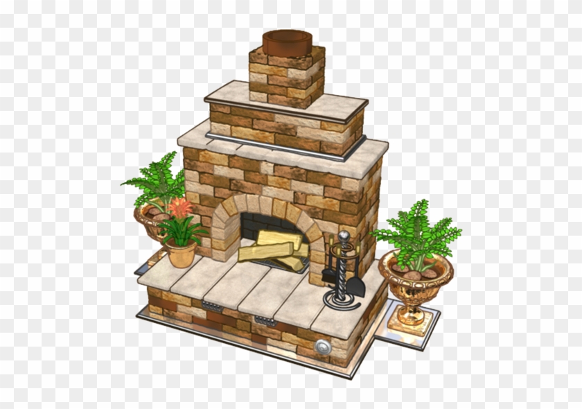 Fireplace Clipart Garden - Hearth #898995