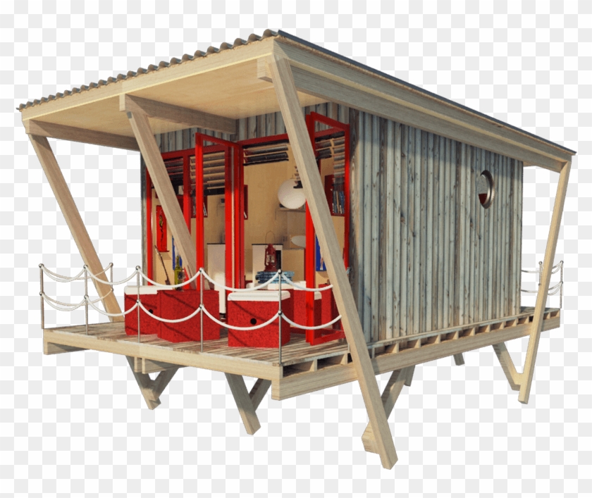 Tiny House On Columns Beach House Elevated Plans Free Transparent Png Clipart Images Download