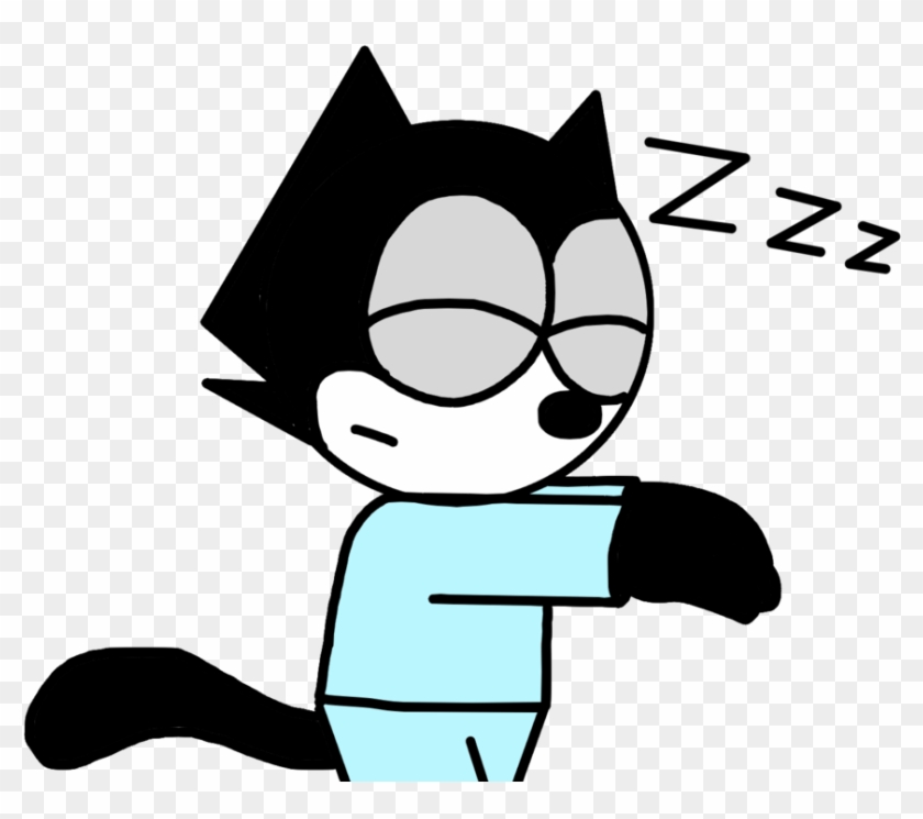 Sleepwalking Felix By Marcoslucky96 On Clipart Library - Felix The Cat Sleepwalking #899171