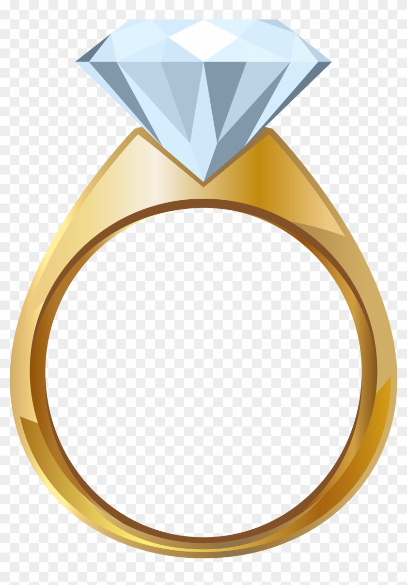 Clip Art Ingredients, Clip Art Right Arrow, Clip Art - Gold Diamond Ring Png #899211