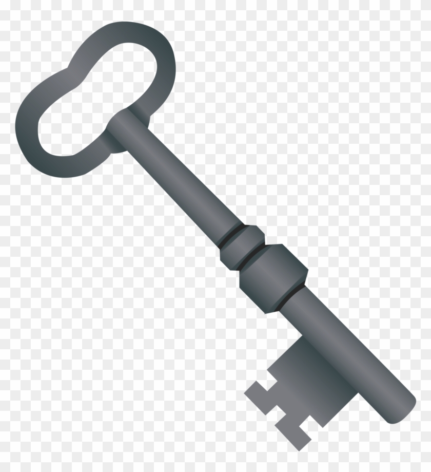 Fancy Key Clip Art Fancy Skeleton Key Clipart - Transparent Silver Cartoon Key #899257