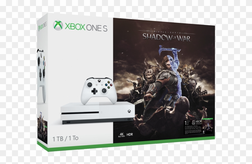 Xbox One S 1tb Middle-earth Hero Image - Xbox One S Bundles #899428