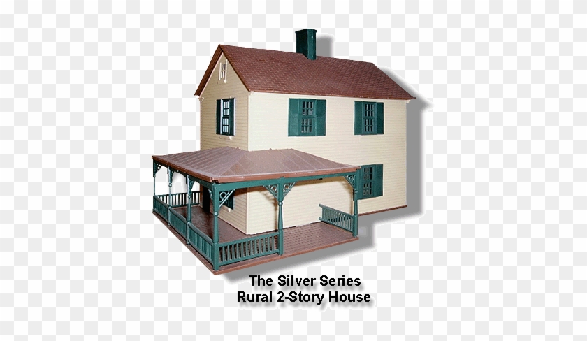 The Plasticville Rural 2-story House - House #899468