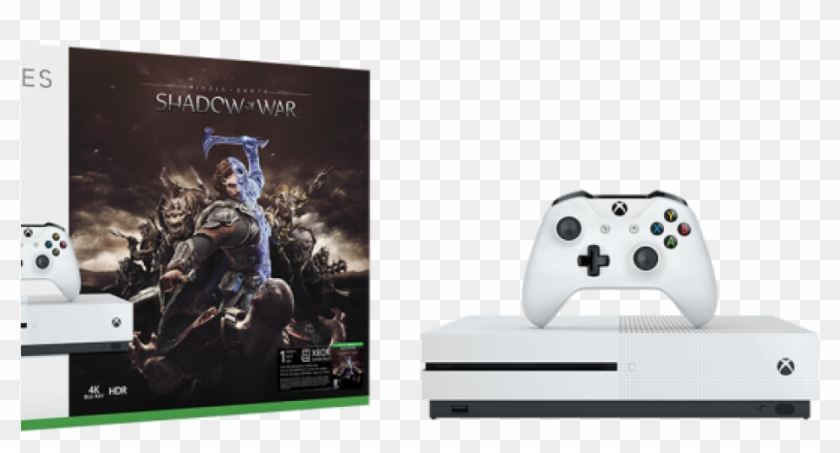 Shadow Of War Xbox One S Bundle Revealed Alongside - Xbox One S Shadow Of War #899512