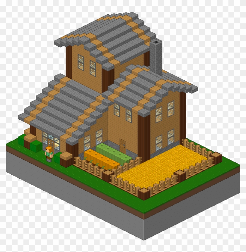 Here's An Isometric Pixel Art House I - House #899515