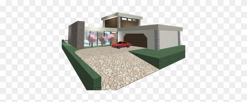 Luxurious Modern House - Roblox House Mesh #899526