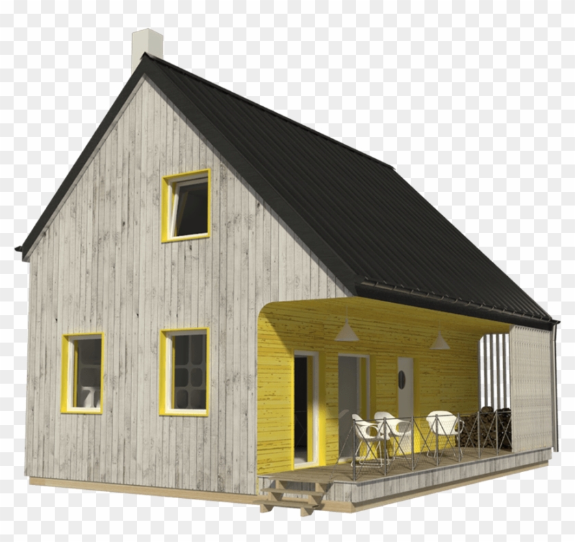 Small House Plans Brigitte - Small House Png #899557