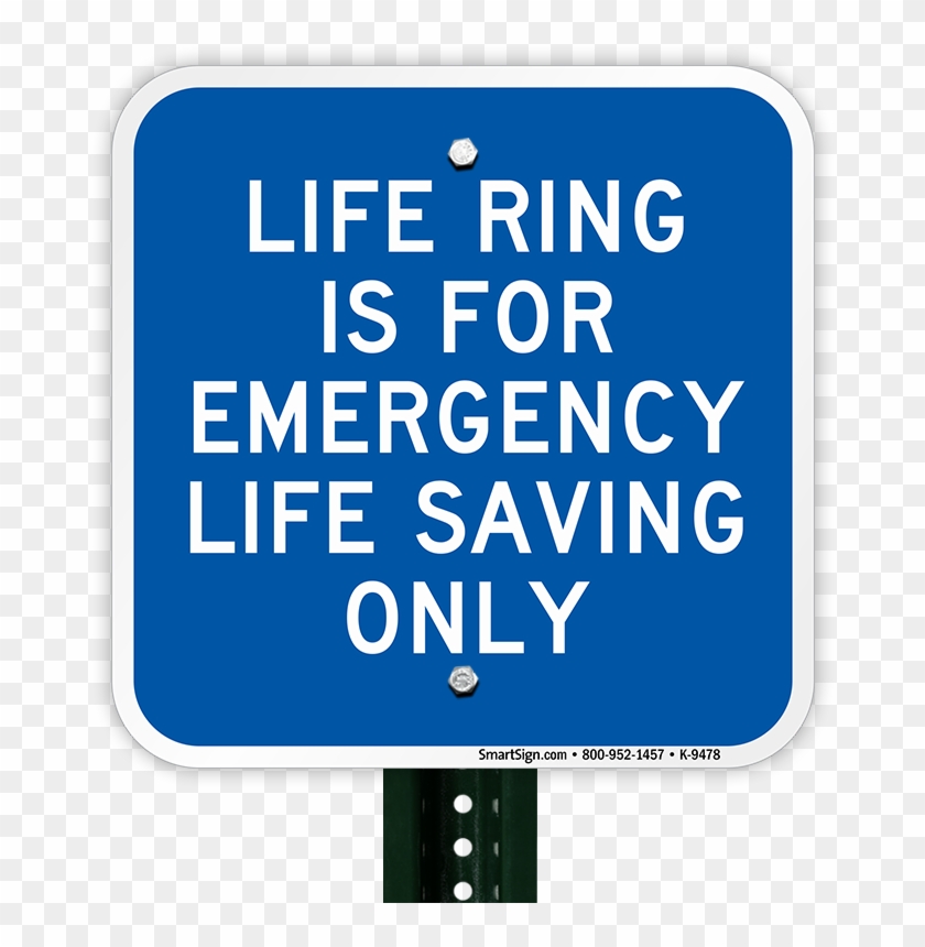 Emergency Life Saving Only Sign - Safety Sign - Emergency Information - Emergency Shower #899771