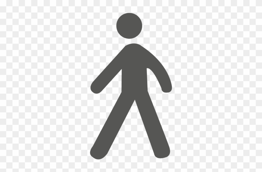 Man Walking Sign Transparent Png - Persona Icono Png #899795