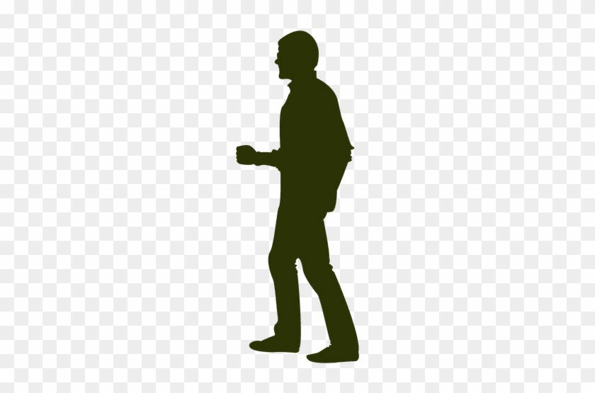 Man Walking Silhouette Closed Fist Transparent Png - Man Walking Photo Png #899811