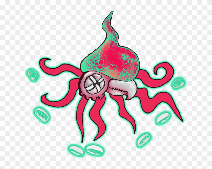 Squid 2 - Transparent Background Ink Squid Gif #899834