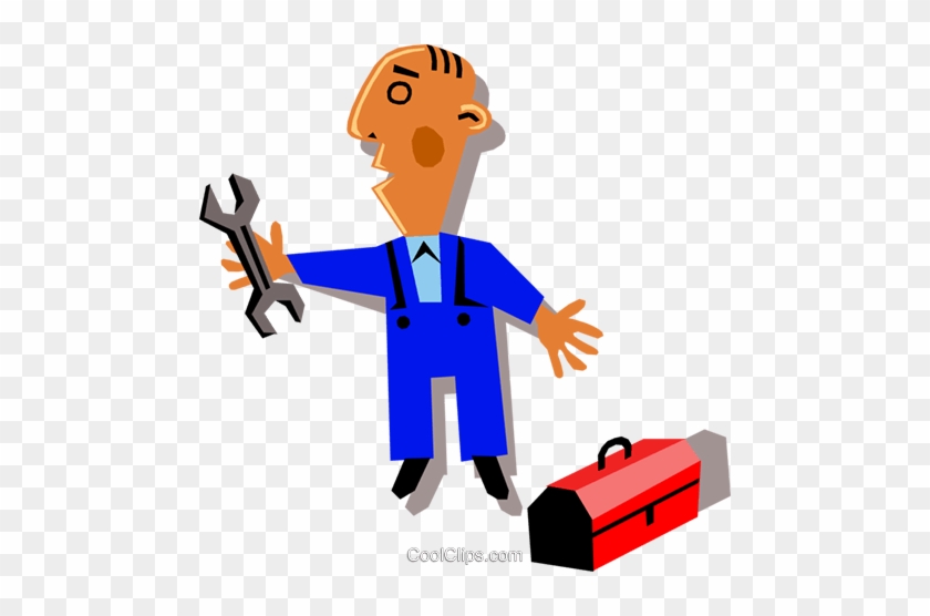 Workman Royalty Free Vector Clip Art Illustration - Workman Royalty Free Vector Clip Art Illustration #899942