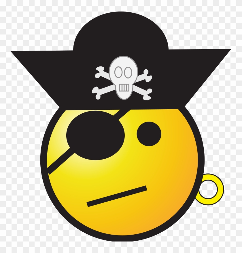 Pirate Eye Patch Clip Art Face - Clipart Of Eyepatch #899981