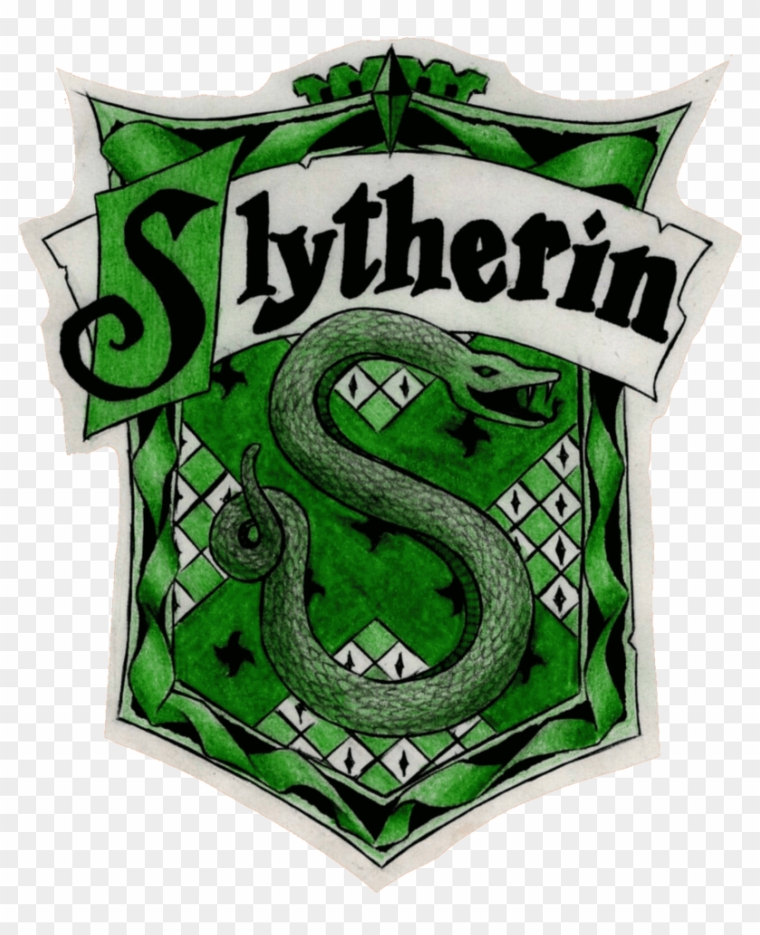 Harry Potter House Logos Slytherin - Free Transparent PNG Clipart